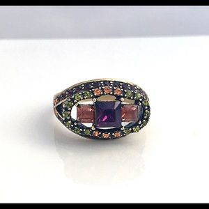 Heidi Daus Elegant Crystal Ring sz 10